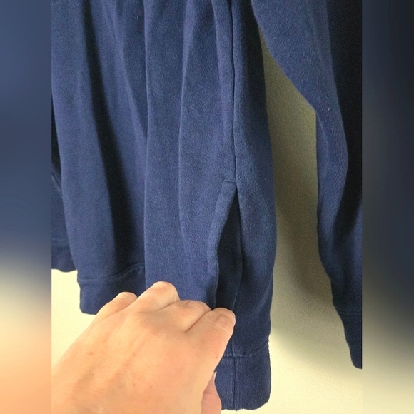 Boy's Land's End Quarter Zip Pullover Sweater, Size Medium 10/12 - Picture 2 of 4